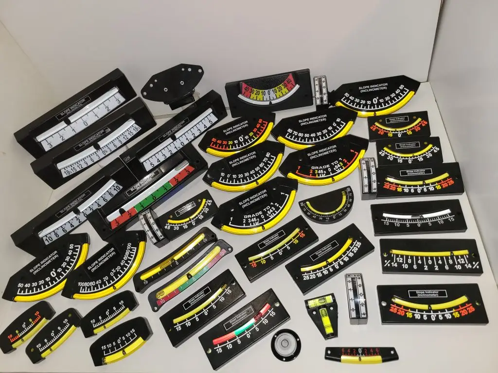 customizable inclinometers